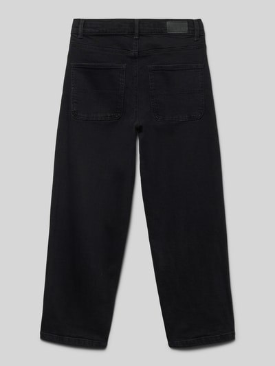 Only Loose fit baggy jeans van katoenmix, model 'GIA' Zwart - 3