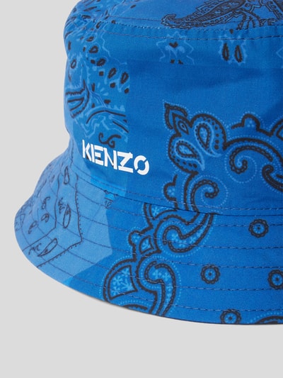 Kenzo Bucket Hat mit Paisley-Dessin Dunkelblau 3