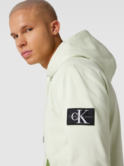 Calvin Klein Jeans Hoodie mit Badge Mint 3