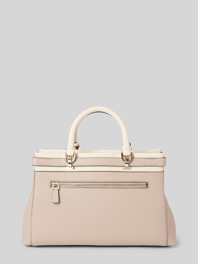 Guess Handtas met labelapplicatie, model 'ECO ALI LUXURY' Taupe - 4