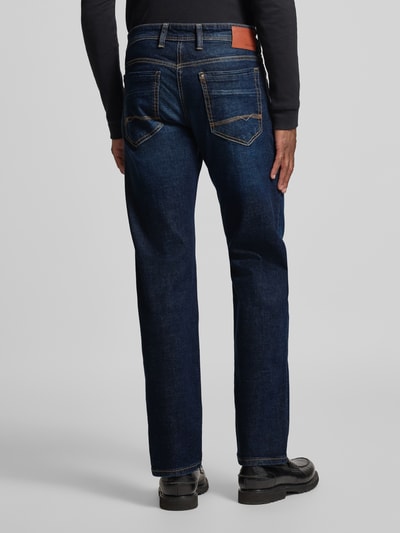 MAC Straight Leg Jeans im 5-Pocket-Design Dunkelblau 5