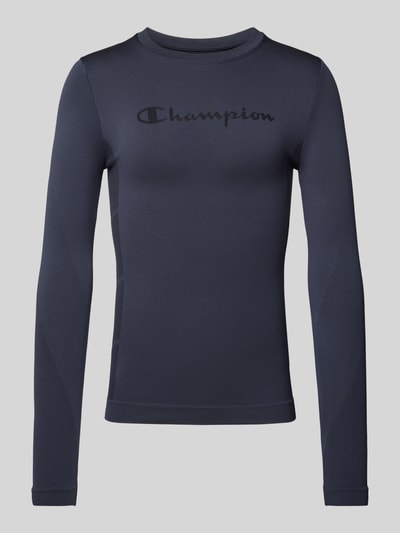 CHAMPION Longsleeve mit Label-Stitching Modell 'ENTRY LEVEL' Dunkelgrau 1