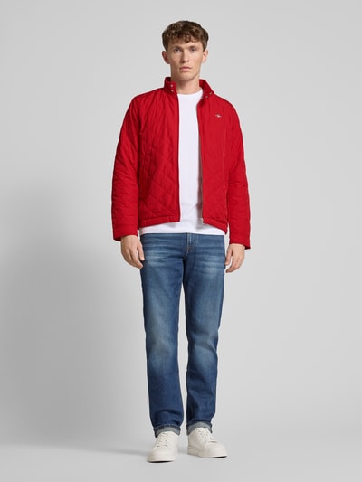 Gant Steppjacke mit Stehkragen Rot 1