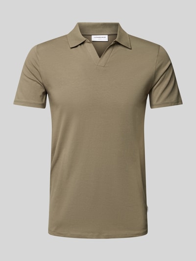 Lindbergh Poloshirt aus Baumwoll-Mix Khaki 2