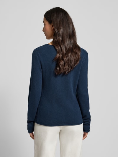 Tommy Hilfiger Slim Fit Strickpullover aus reiner Wolle Marine 5