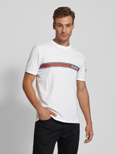 Guess Activewear T-shirt met logomotief, model 'JAMEY' Wit - 4