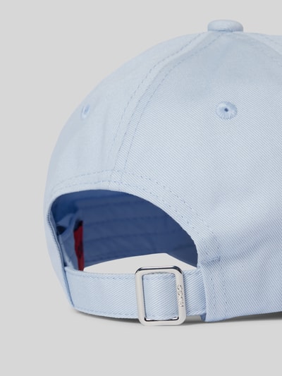 HUGO Basecap mit Label- und Motiv-Stitching Modell 'Cara' Hellblau 3