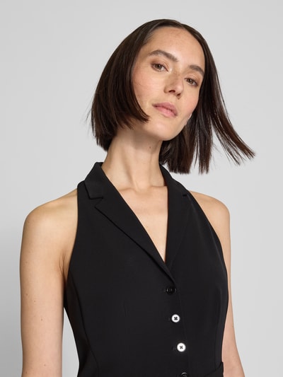 Lauren Ralph Lauren Sukienka wieczorowa z kołnierzem z połami model ‘Jillabret’ Czarny 3