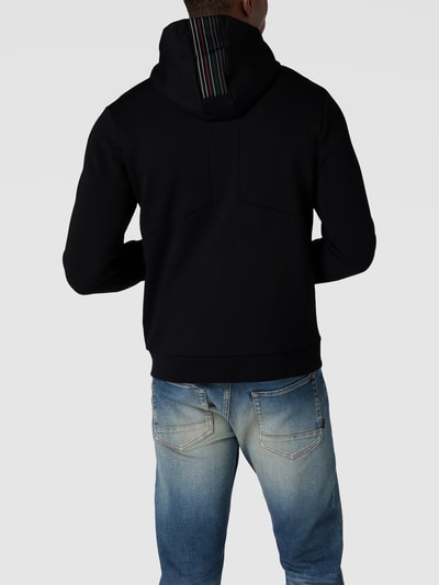BOSS Green Sweatjacke mit Label-Stitching Schwarz 5