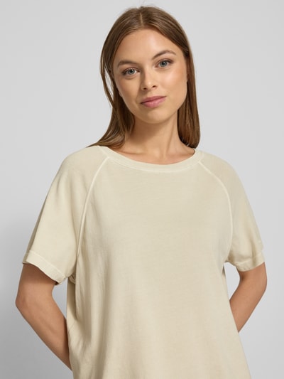 s.Oliver RED LABEL Loose Fit T-Shirt aus reiner Baumwolle Sand 3