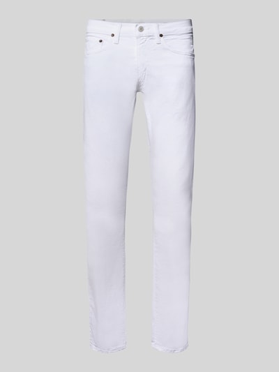 Polo Ralph Lauren Slim Fit Jeans mit 5-Pocket-Design Weiss 2