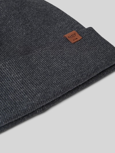 Barts Beanie van viscosemix, model 'WILLES' Antraciet - 2