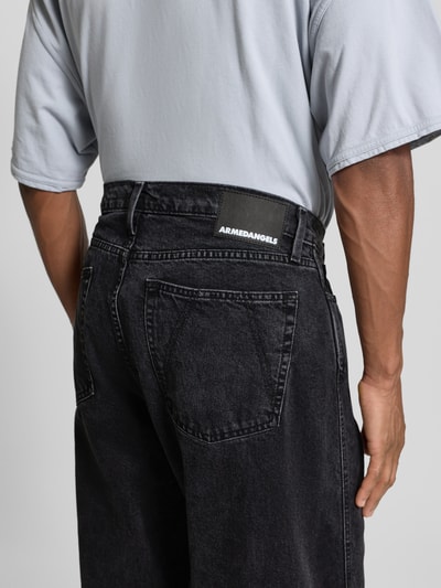 Armedangels Baggy jeans van puur katoen, model 'JAAMEO' Zwart - 3