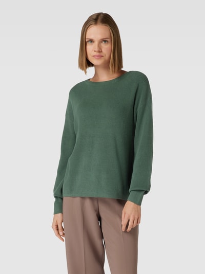 Christian Berg Woman Sweter z dzianiny z okrągłym dekoltem Khaki 4