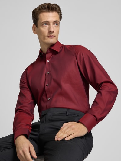 OLYMP Level Five Slim Fit Businesshemd aus Baumwoll-Mix Rot 3