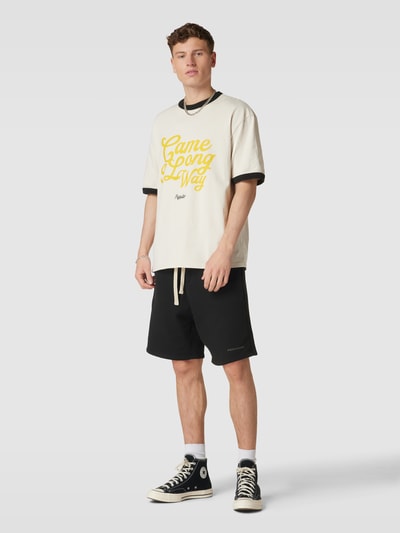 PEGADOR Oversized T-Shirt mit Rundhalsausschnitt Modell 'Trounce' Offwhite 1