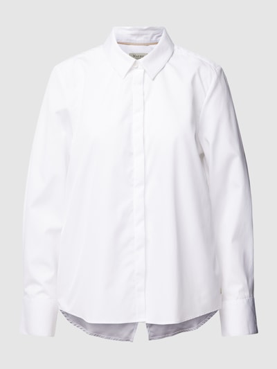 MAERZ Muenchen Bluzka z listwa guzikową z plisą Biały 2