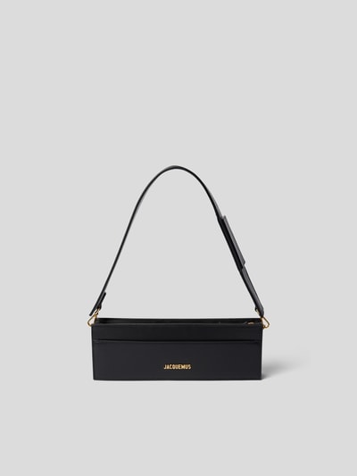 Jacquemus Handtasche mit Label-Applikation Schwarz 4