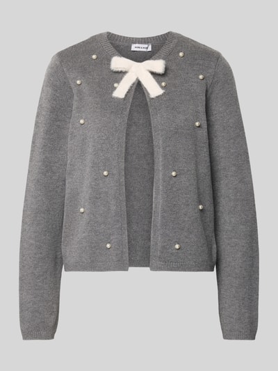 More & More Kurtka z dzianiny z mieszanki wiskozy z perełkami Średnioszary 2