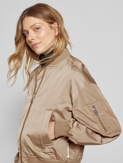 Marc O'Polo Blouson met opstaande kraag Taupe - 3