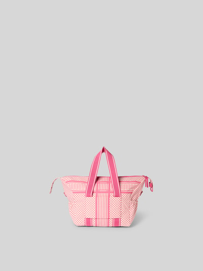 Lala Berlin Shopper mit Label-Patch Pink 4