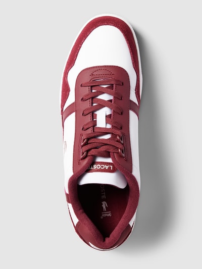 Lacoste Sneaker aus Leder mit Kontrastbesatz Modell 'T-CLIP' (weiss) online  kaufen
