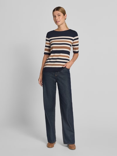 Betty Barclay Regular Fit T-Shirt aus reiner Viskose Marine 1