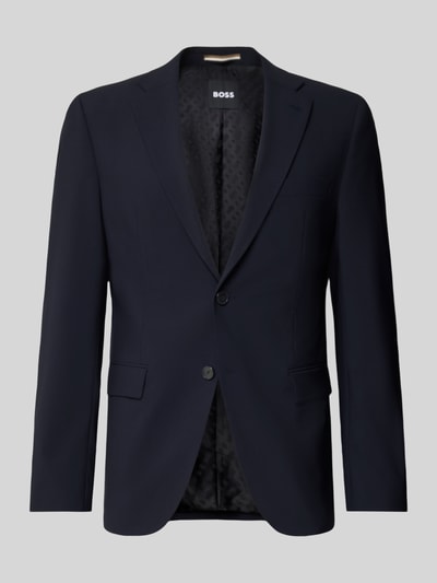 BOSS Slim Fit Anzugsakko aus Schwurwoll-Mix Modell 'H-HARVEY-MM-C-NF' Marine 2