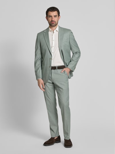 Christian Berg Men Regular Fit Anzughose mit Eingrifftaschen Lind 1