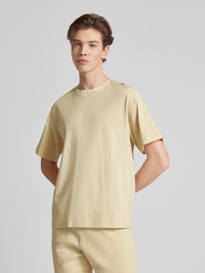 The North Face T-Shirt mit Label-Print Modell 'ZUMU' Beige 4