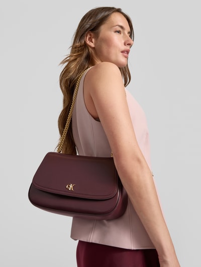 CK Calvin Klein Umhängetasche mit Logo-Applikation Bordeaux 1