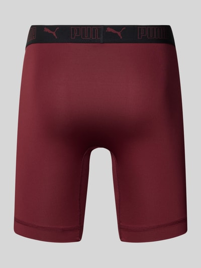 PUMA Boxershort met label in band in een set van 2 stuks Bordeaux - 3