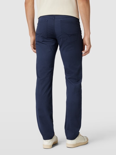 Christian Berg Men Stoffen broek met structuurmotief Marineblauw - 5