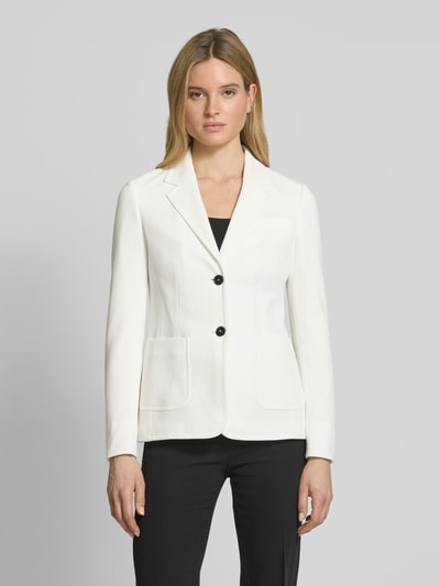 Windsor Blazer met opgestikte zakken Ecru - 4