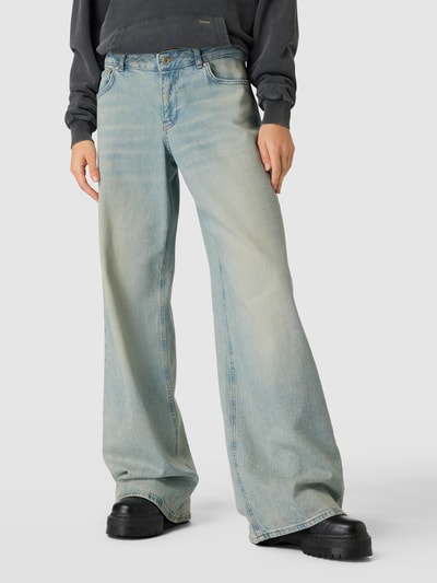 Review Baggy Jeans im Used Look Bleu 4