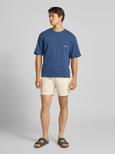 Only & Sons Regular fit sweatshorts van puur katoen, model 'TEL' Offwhite - 1