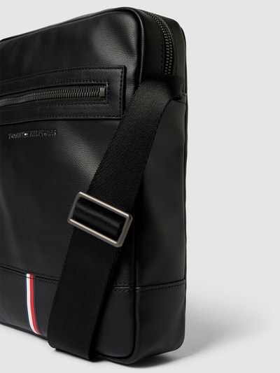 Tommy Hilfiger Umhängetasche mit Label-Print Schwarz 3