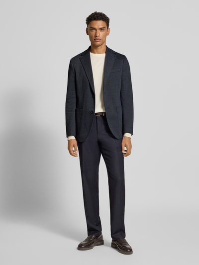 HECHTER PARIS Regular fit 2-knoops colbert met reverskraag Blauw - 1