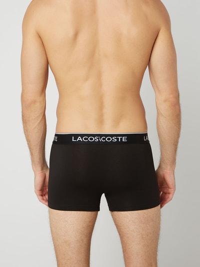 Lacoste Boxershort met labeldetails in een set van 3 stuks Zwart - 4