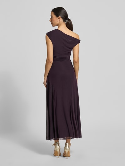 Forever New Długa sukienka w stylu z odkrytymi ramionami model 'Violet Hanky' Śliwkowy 5