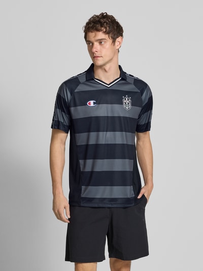 CHAMPION Koszulka z kołnierzykiem polo Czarny 4