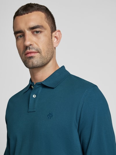 MCNEAL Regular fit poloshirt met labelstitching Petrol - 3