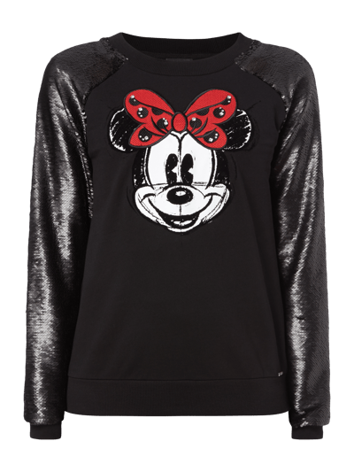 Liu Jo White Sweatshirt mit Disney©-Print  Black 2