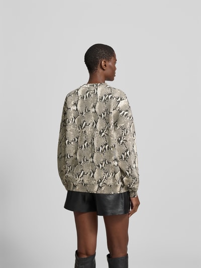Anine Bing Oversized Sweatshirt aus Baumwolle Mittelgrau 5