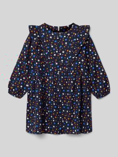 Only Vrijetijdsjurk in A-lijn van puur katoen, model 'ASTRID' Marineblauw - 1