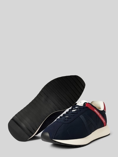 ARMANI EXCHANGE Sneakers met labeldetail Donkerblauw - 3