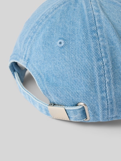 CK Calvin Klein Baseballpet met labelstitching Blauw - 3