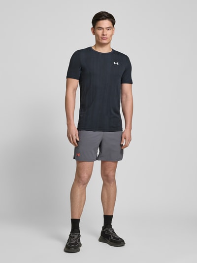 Under Armour T-Shirt mit Label-Print Black 1