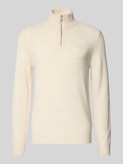 MCNEAL Strickpullover aus Lammwolle Kitt Melange 2