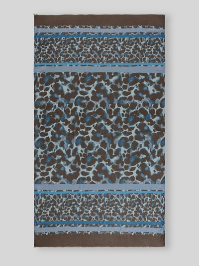 Betty Barclay Schal aus reiner Viskose Rauchblau 2